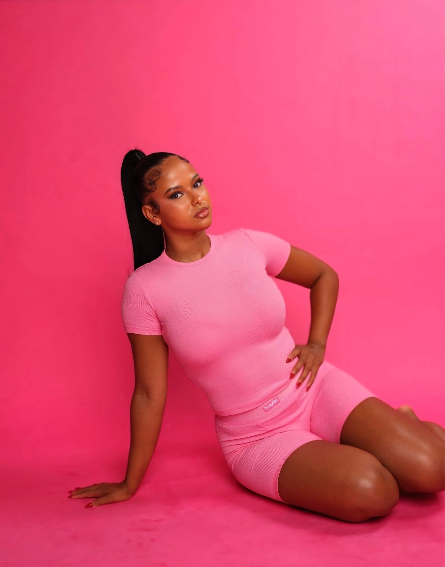 Hot Pink Short Set