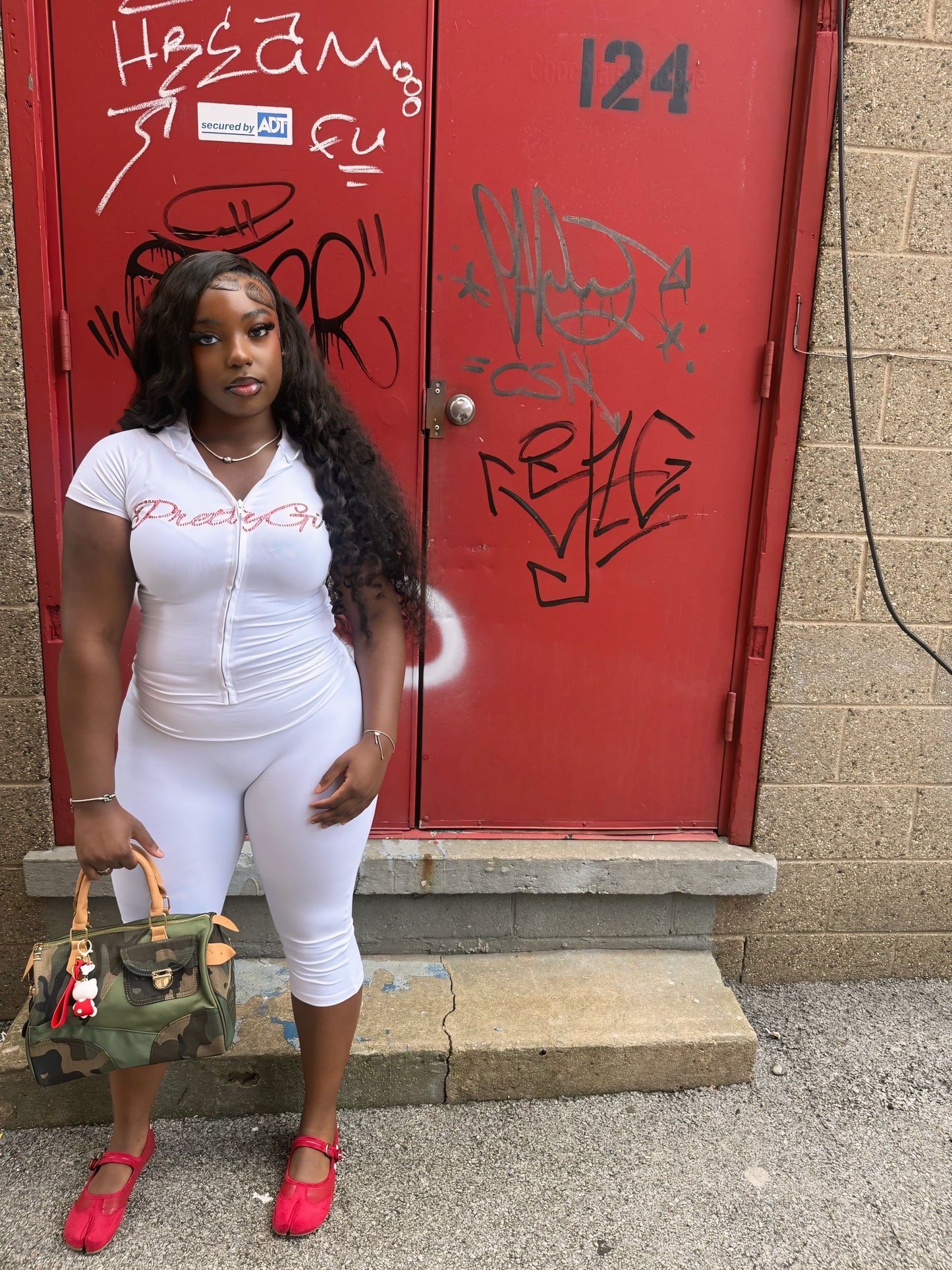 White “That Girl” Capri Set