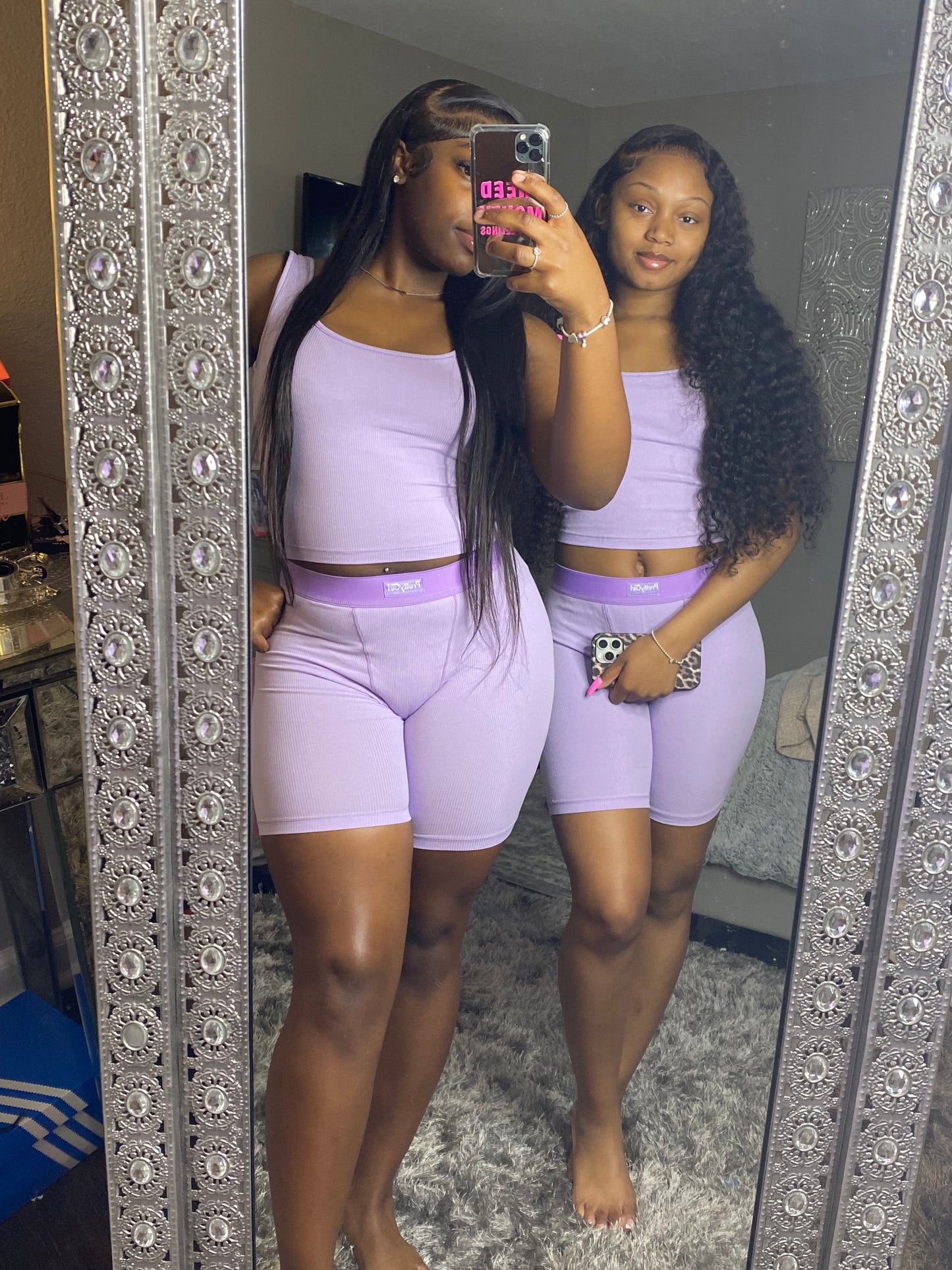 Short Set Lounge (Lavender)