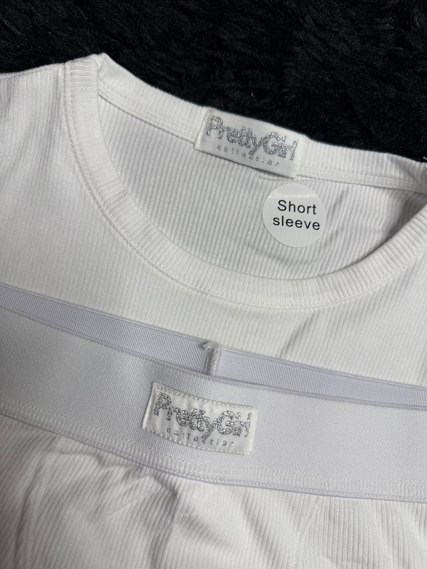 White Short Set