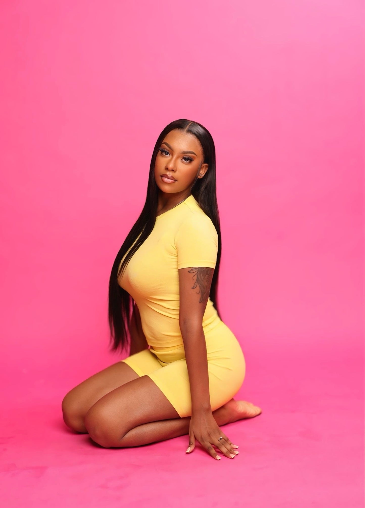 Yellow Short Set