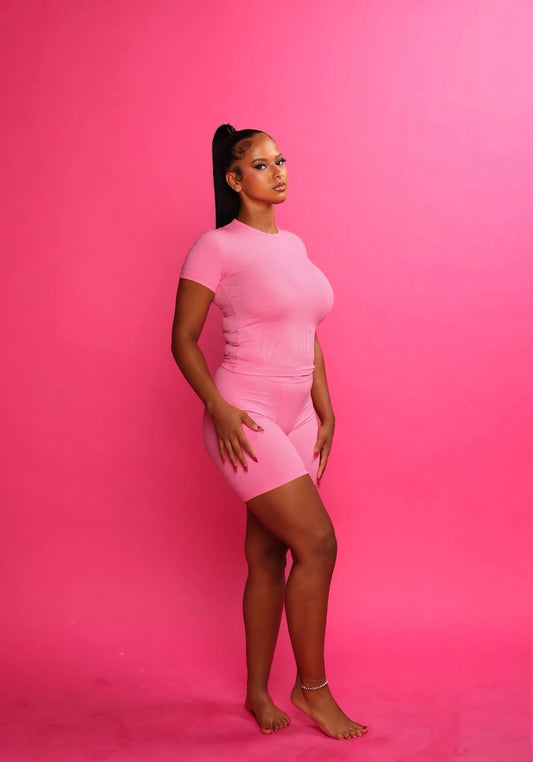 Hot Pink Short Set