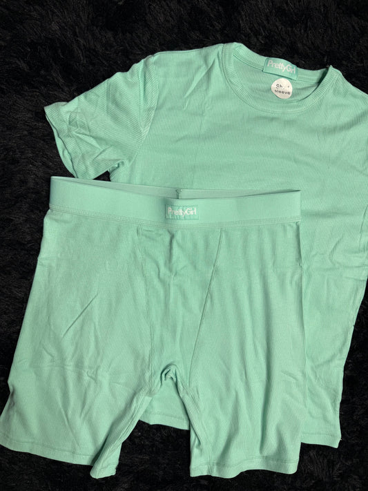 Mint Green Short Set