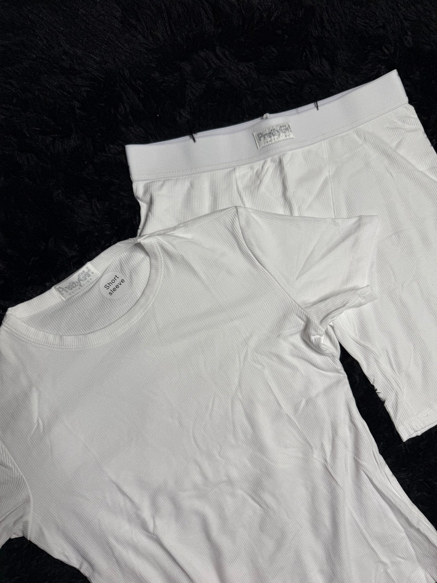 White Short Set