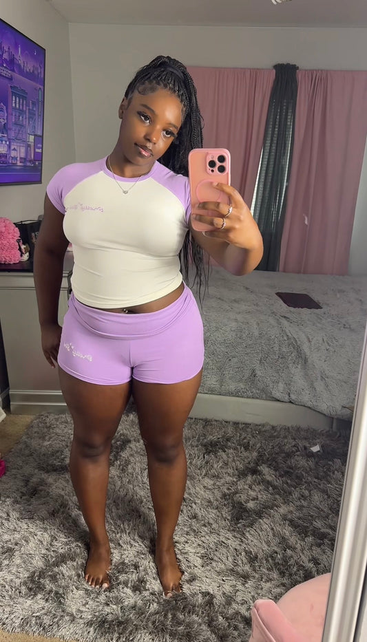 Bratz (Purple) Flip Over Short Set